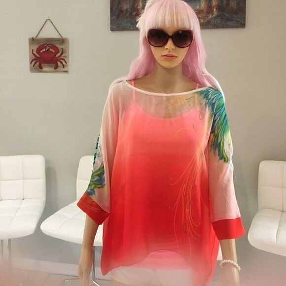 Allegra K Tops - Allegra K hi lo blouse in size small